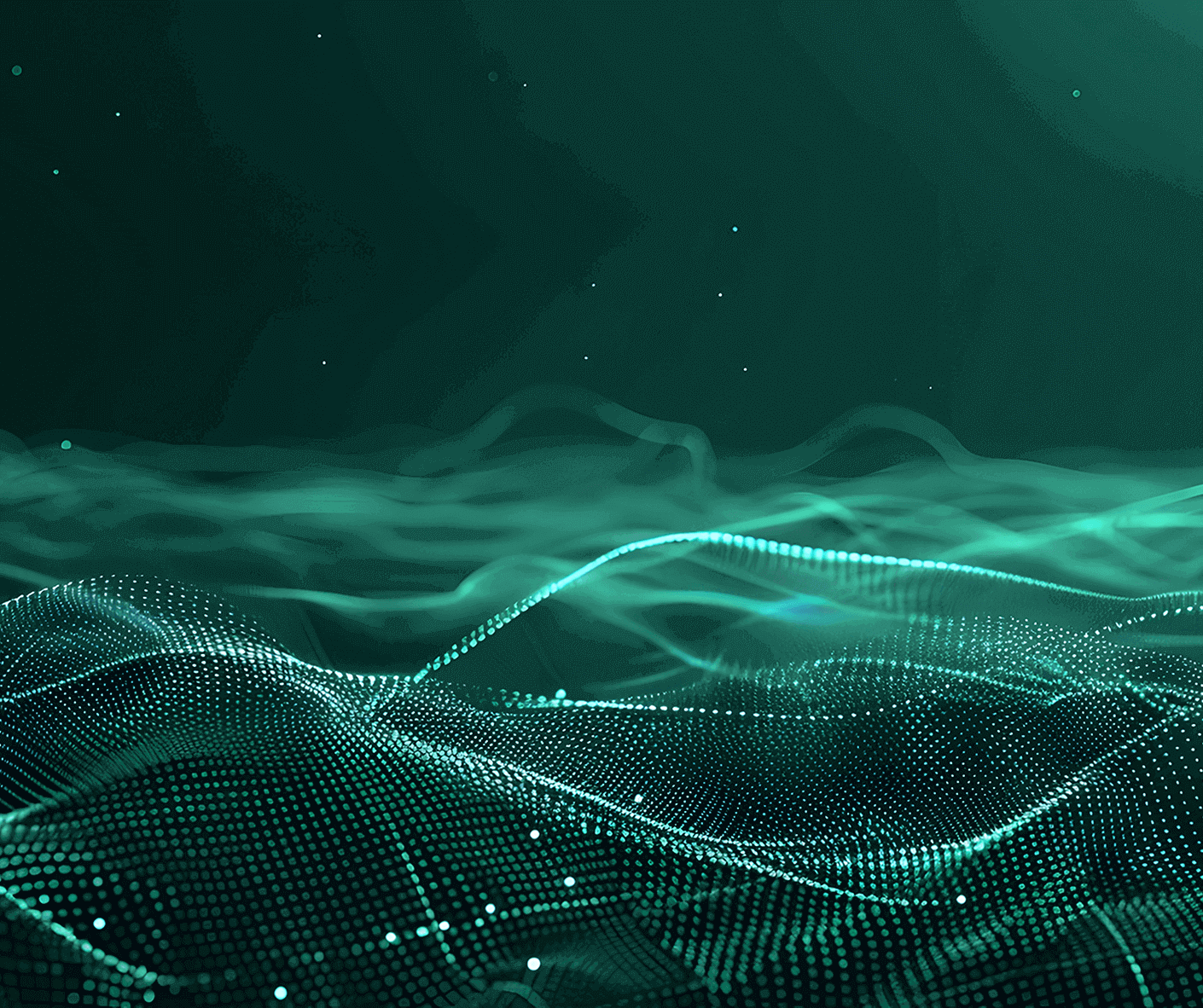 SecondSight.ai logo over a digital network illustration, for a case study about Martha Chang’s technology branding, strategy & content expertise.