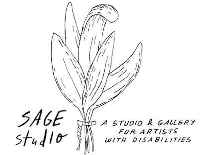 Logo for Sage Studios, a local gallery and workspace for artists with disabilities