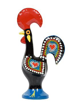 Rooster folk art toy, symbolizing a Creative Director or Account Supervisor who needs a healthcare or technology copywriter
